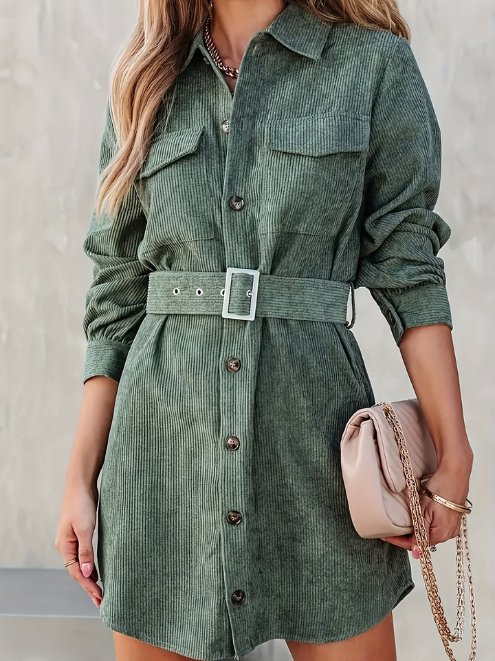 Vestido Camisero Mini de Mujer