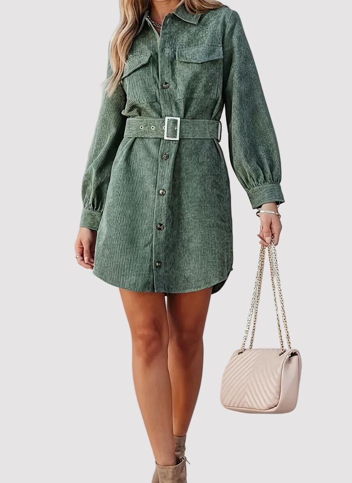 Vestido Camisero Mini de Mujer