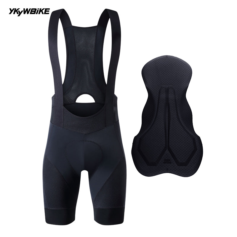 RideFlex Men's Performance Cycling Bib Shorts - 6H Padded