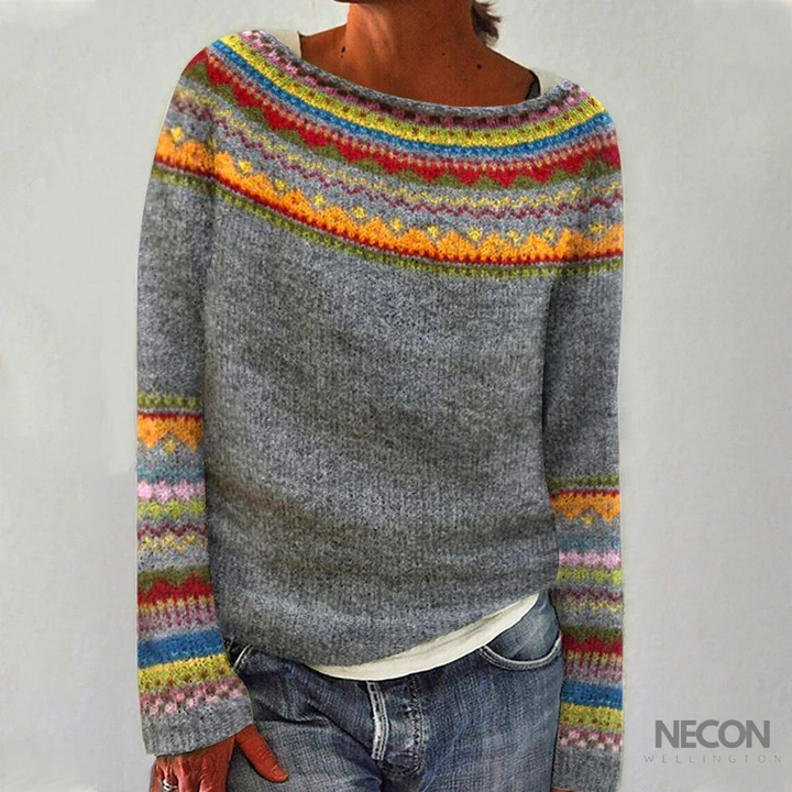 Elyse™ | Retro Wool Sweater