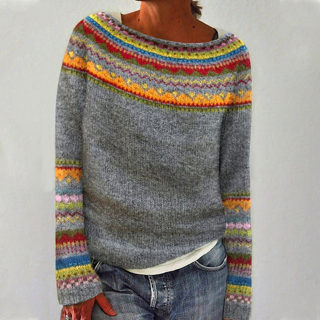 Elyse™ | Retro Wool Sweater