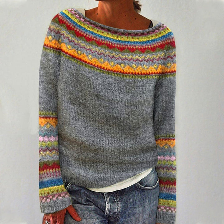 Elyse™ | Retro Wool Sweater
