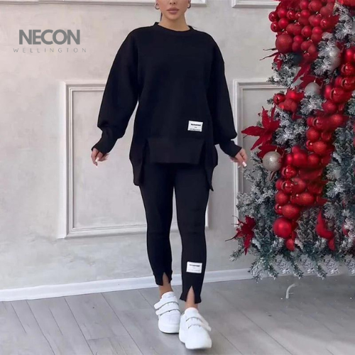 KiwiElla™ Women's Casual Sweatshirt Leggings Set