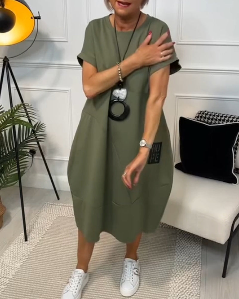 Tiare™ - Stylish Short Sleeve Dress
