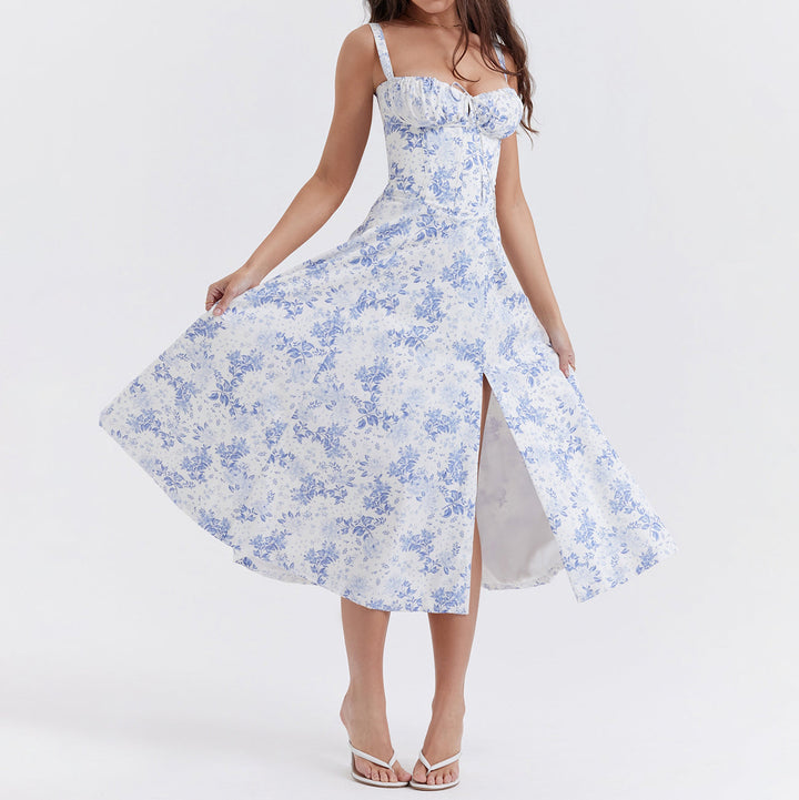 Lucy™ | Floral Waist-Cincher Dress