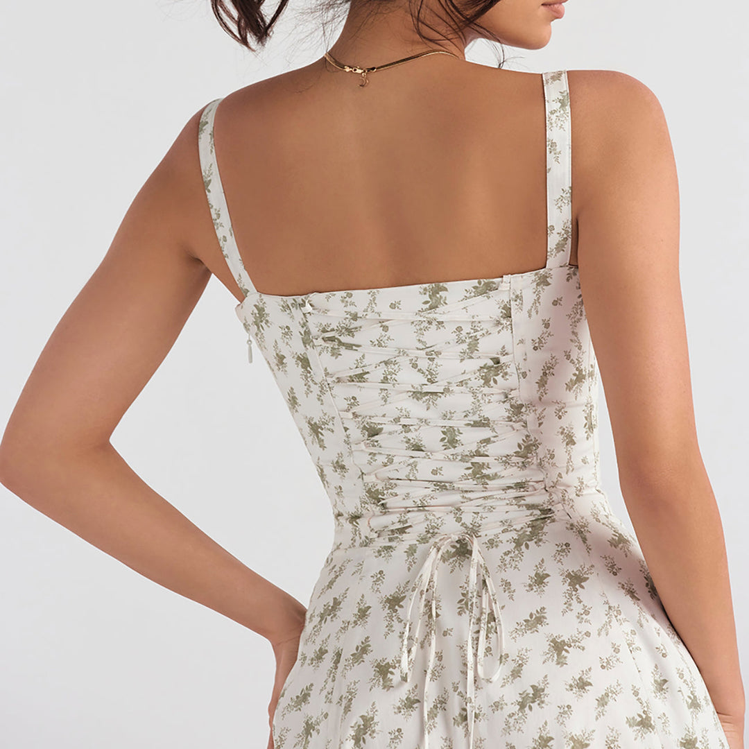 Lucy™ | Floral Waist-Cincher Dress