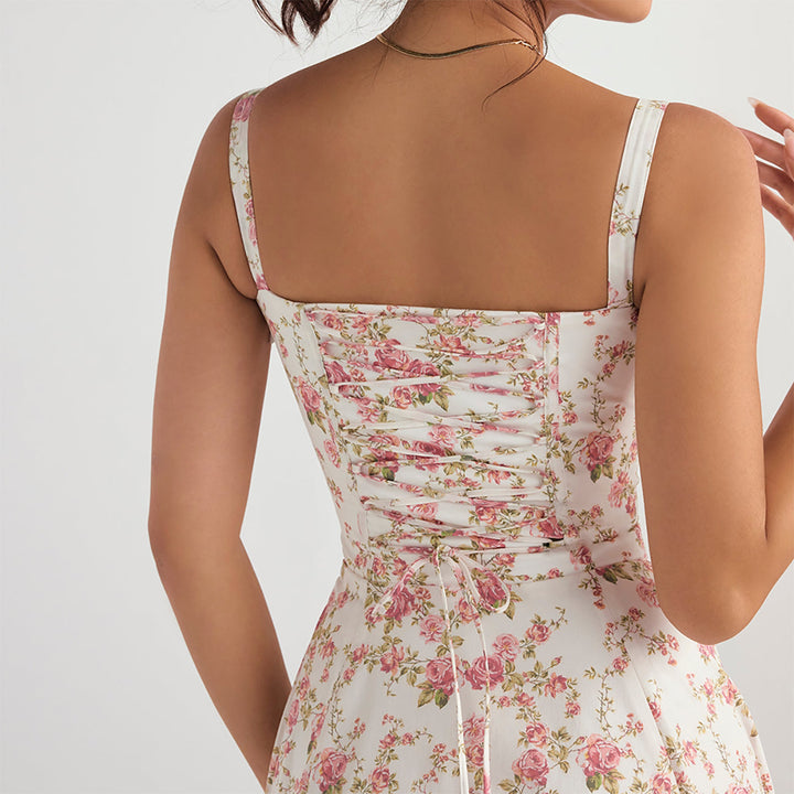 Lucy™ | Floral Waist-Cincher Dress