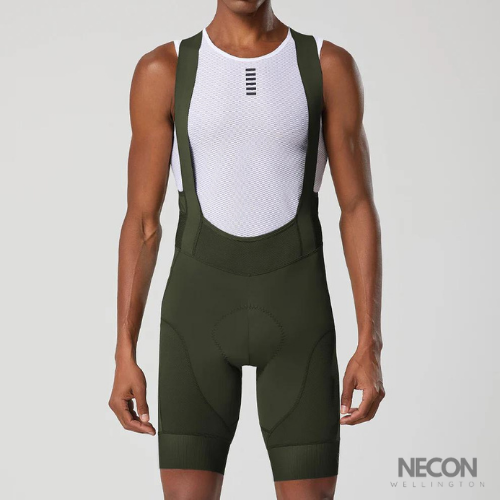 RideFlex Men's Performance Cycling Bib Shorts - 6H Padded