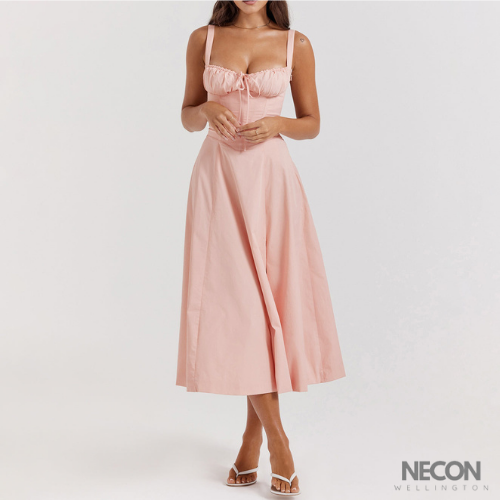 Lucy™ | Floral Waist-Cincher Dress