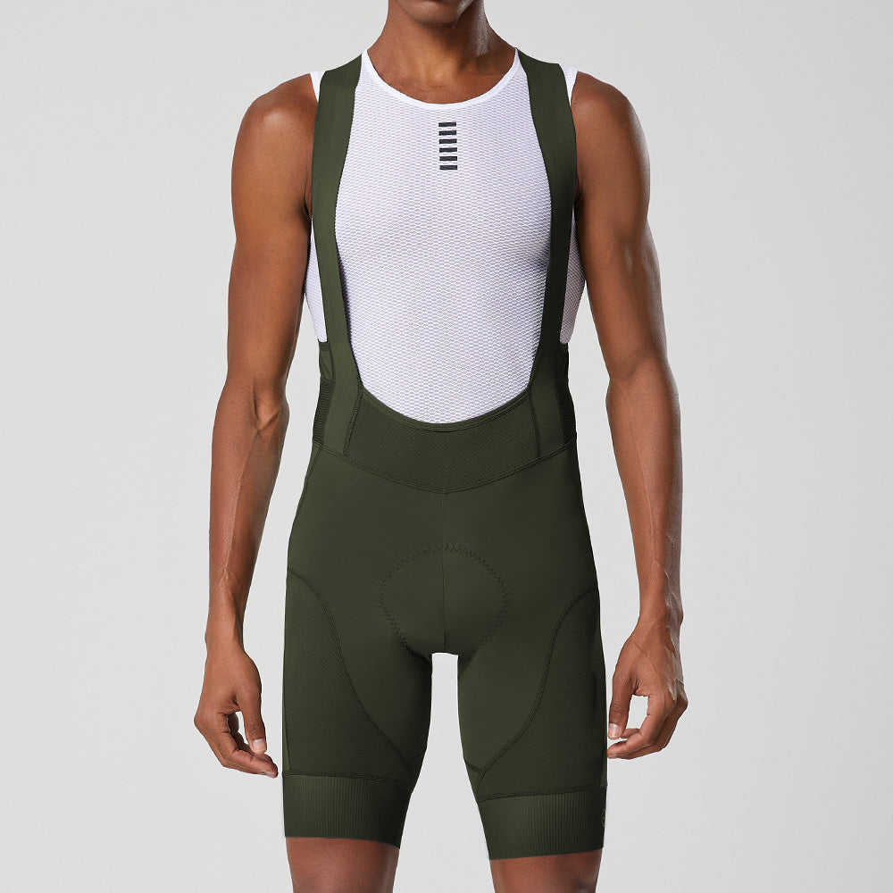 RideFlex Men's Performance Cycling Bib Shorts - 6H Padded
