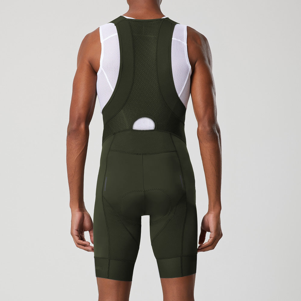 RideFlex Men's Performance Cycling Bib Shorts - 6H Padded