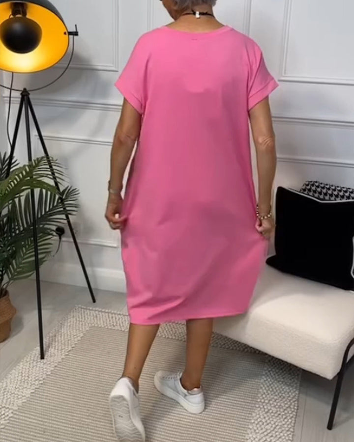 Tiare™ - Stylish Short Sleeve Dress