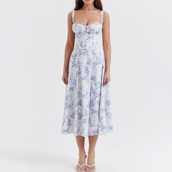 Lucy™ | Floral Waist-Cincher Dress