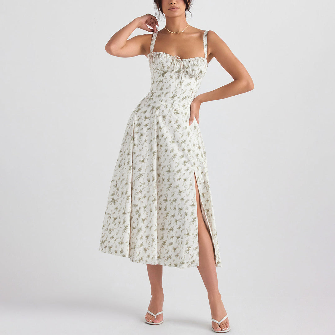 Lucy™ | Floral Waist-Cincher Dress