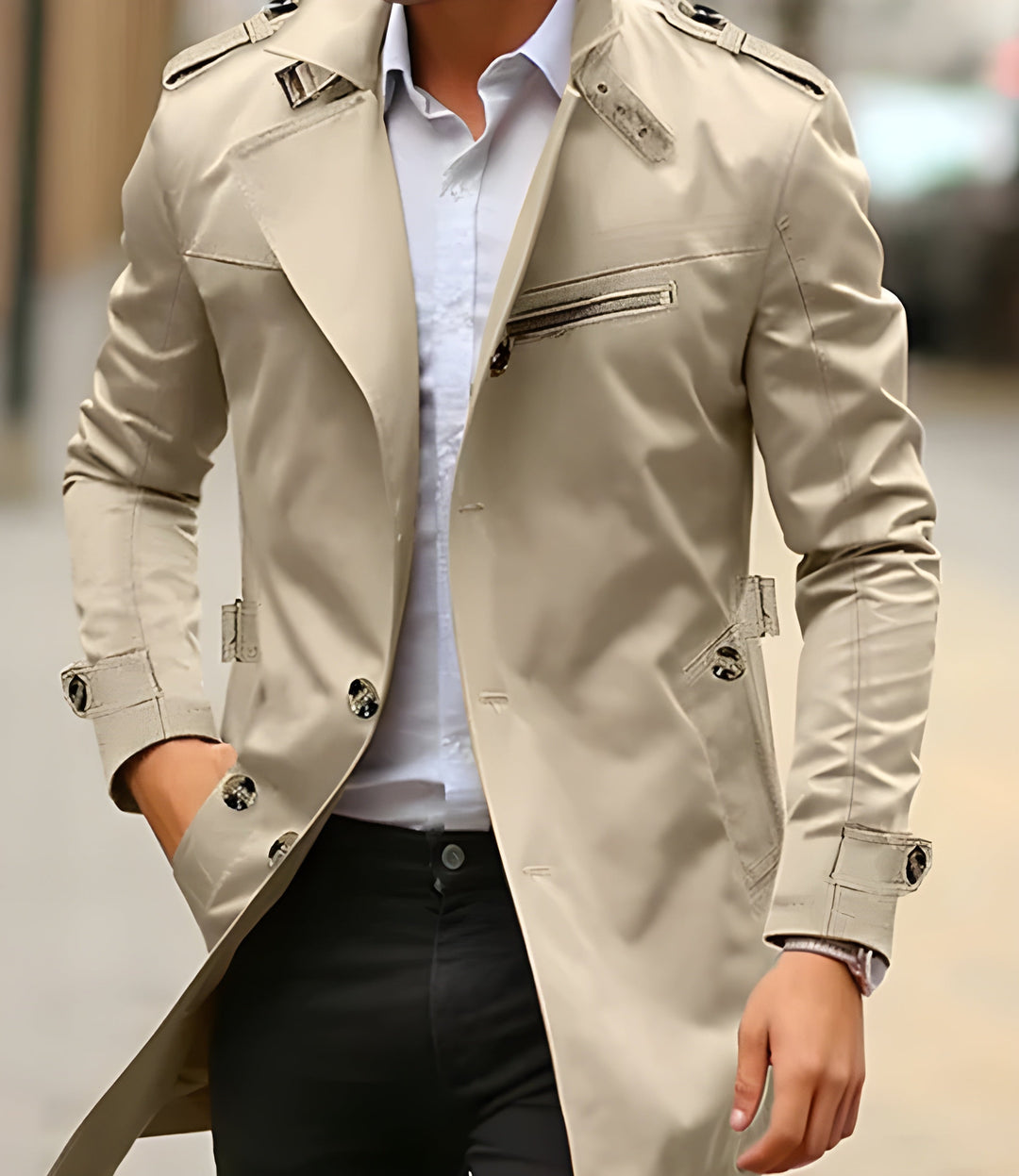 Maxwell™ | Men's Elegant Coat - Perfect for Any Occasion