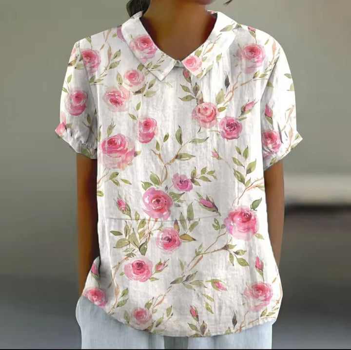 Isla™  | Rozen Elegantie Top