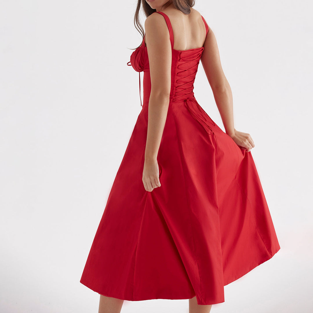 Lucy™ | Floral Waist-Cincher Dress