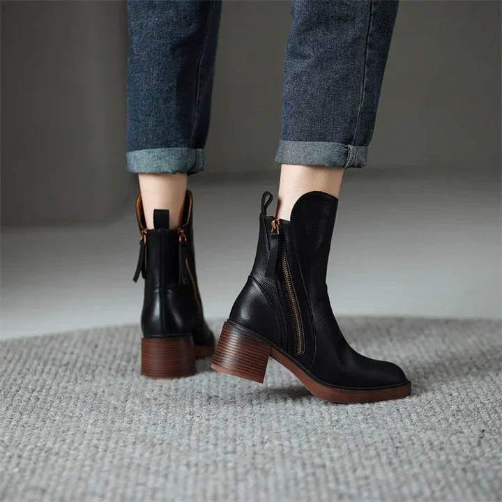 Shirley™ | Premium Leather Ankle Boots