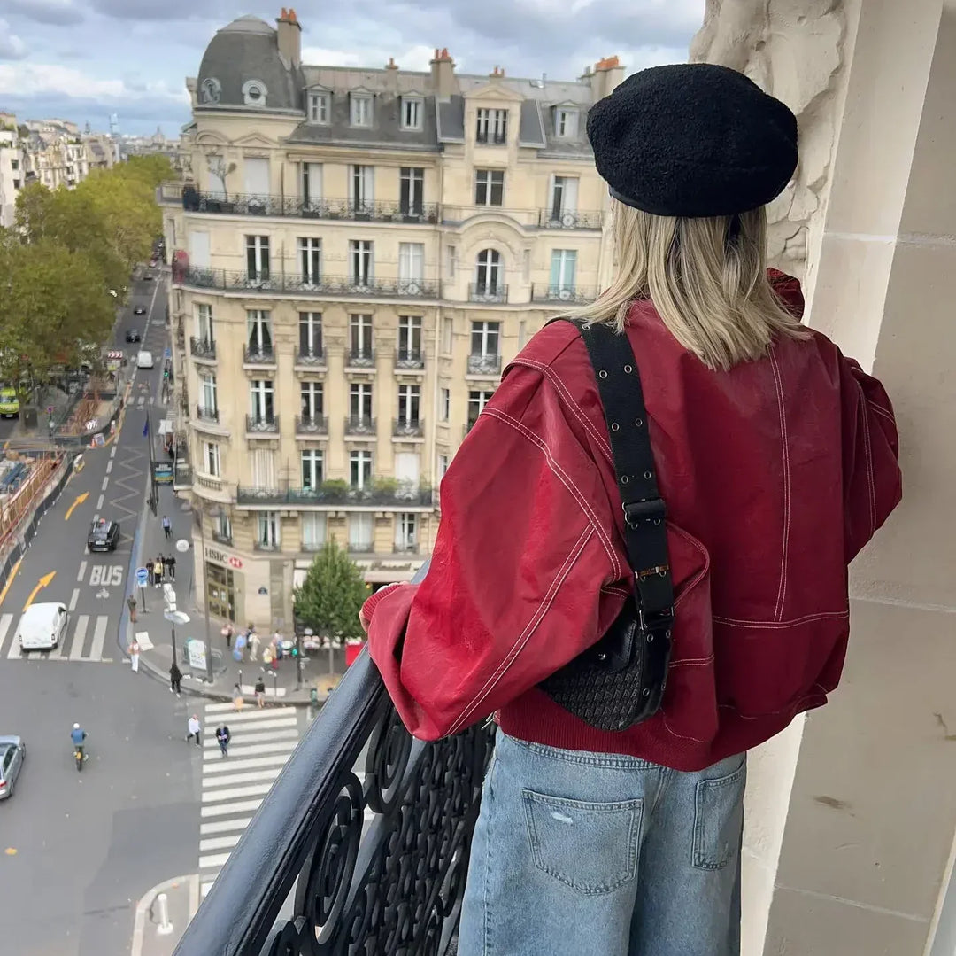 Moana™ Oversized Leather Jacket