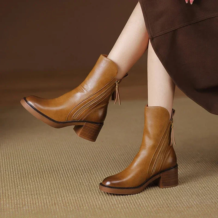 Shirley™ | Premium Leather Ankle Boots