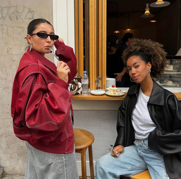 Moana™ Oversized Leather Jacket
