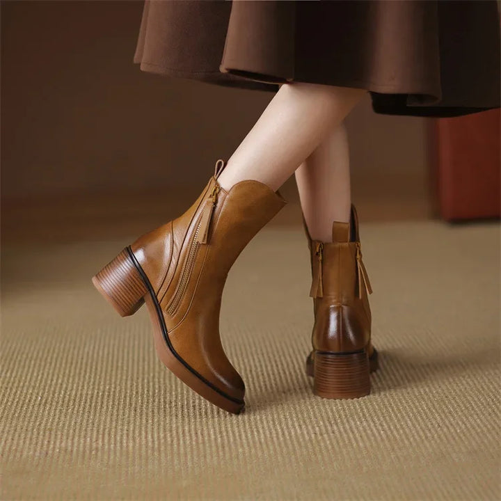 Shirley™ | Premium Leather Ankle Boots