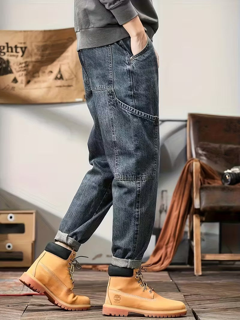 Vaqueros de Hombre con Múltiples Bolsillos