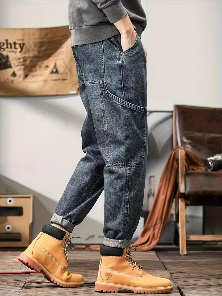 Vaqueros de Hombre con Múltiples Bolsillos