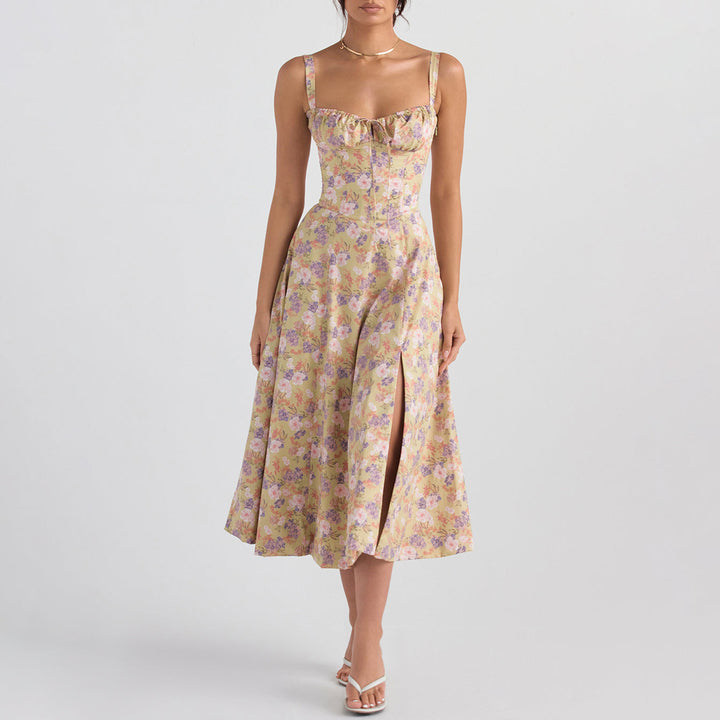 Lucy™ | Floral Waist-Cincher Dress