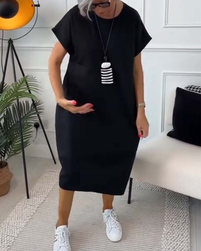 Tiare™ - Stylish Short Sleeve Dress