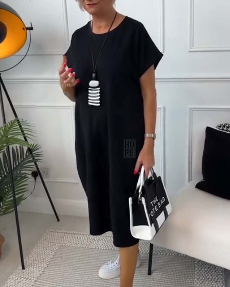 Tiare™ - Stylish Short Sleeve Dress