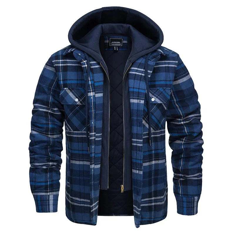 Oliver - Flannel Hoodie