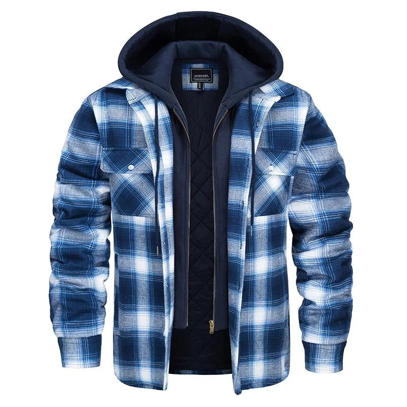 Oliver - Flannel Hoodie