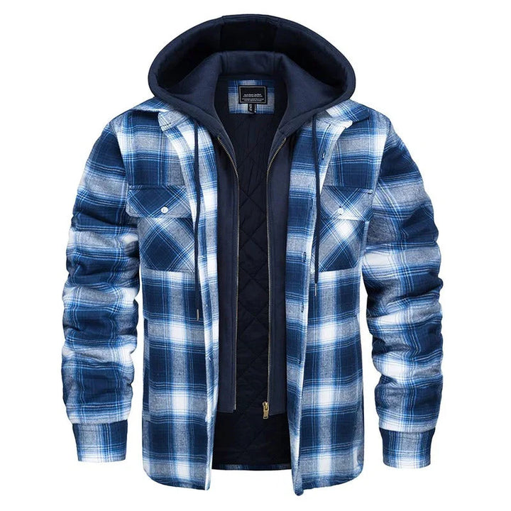 Oliver - Flannel Hoodie