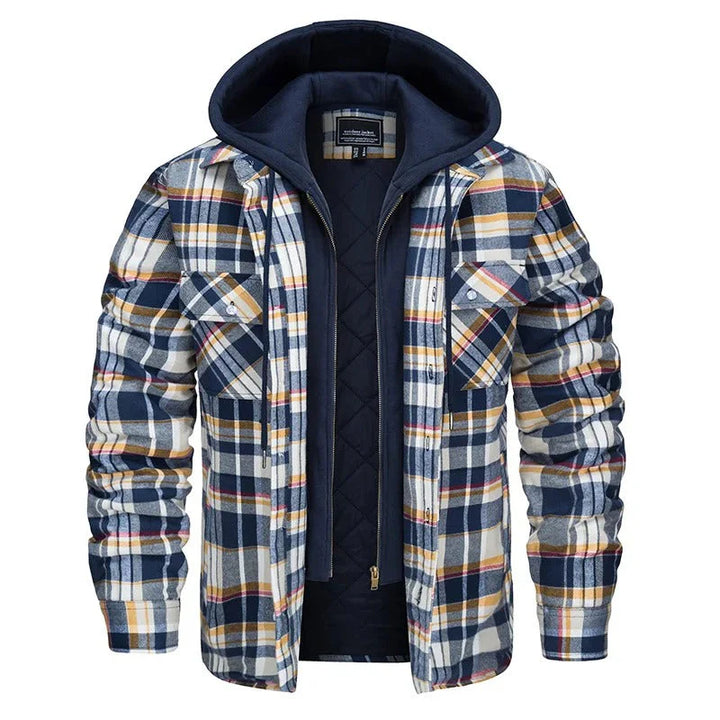 Oliver - Flannel Hoodie