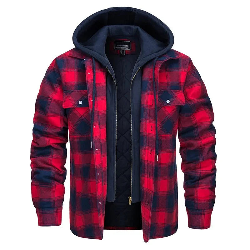 Oliver - Flannel Hoodie