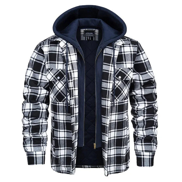 Oliver - Flannel Hoodie