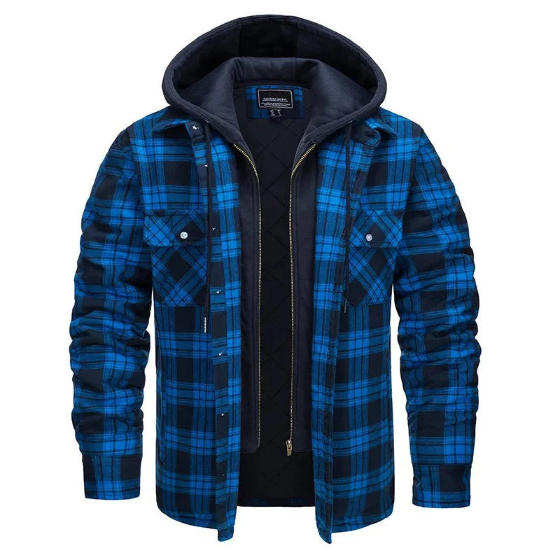 Oliver - Flannel Hoodie