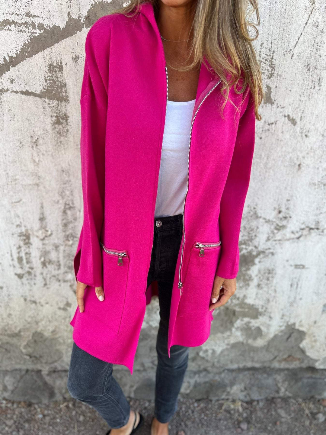 Kiwi™ | Trendy Zip-Front Cardigan