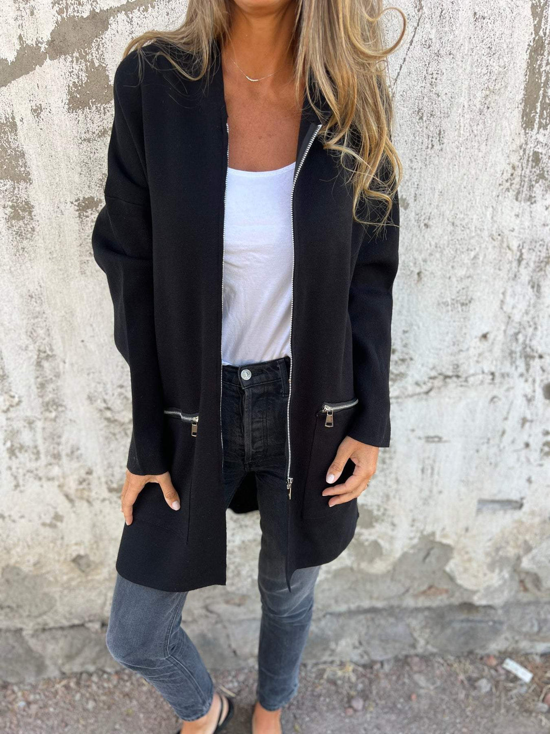 Kiwi™ | Trendy Zip-Front Cardigan