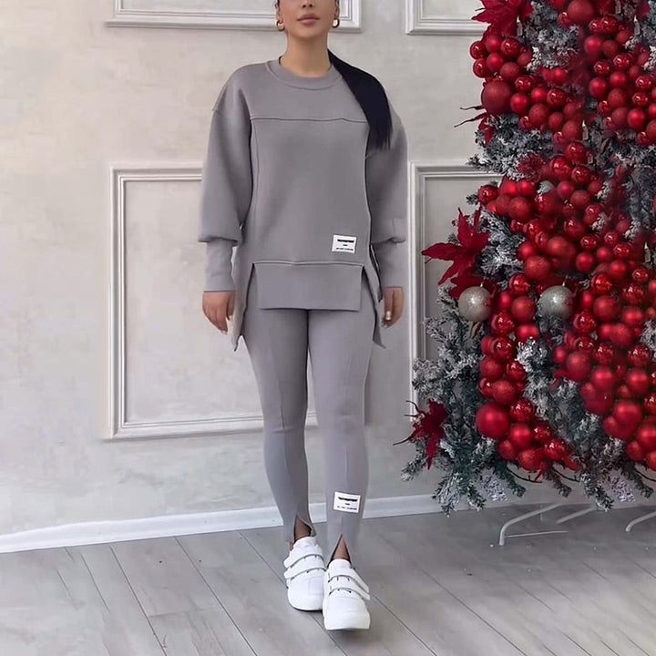 KiwiElla™ Women's Casual Sweatshirt Leggings Set